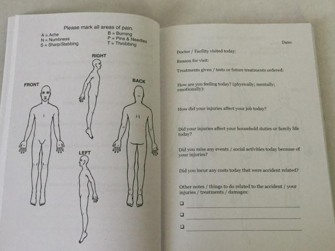Personal Injury Journal interior